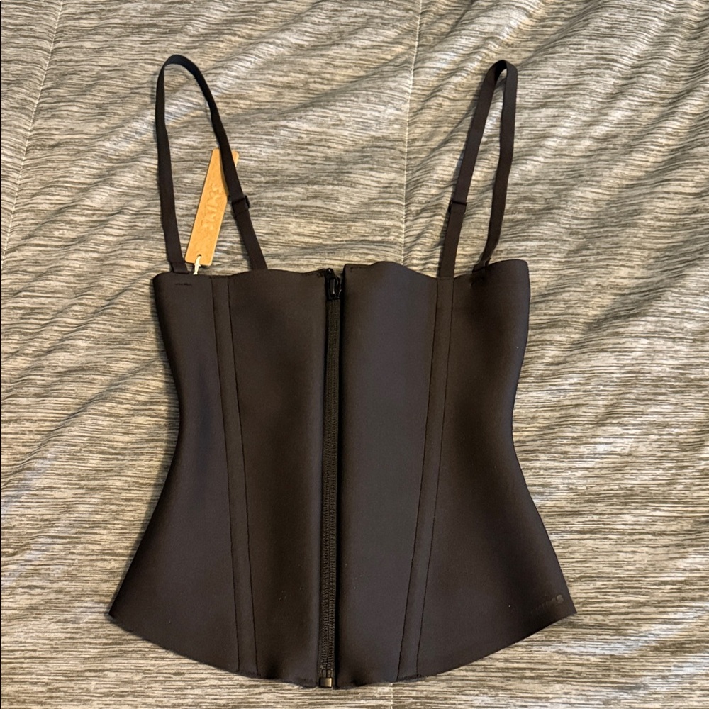 SKIMS Black Shapewear Corset
